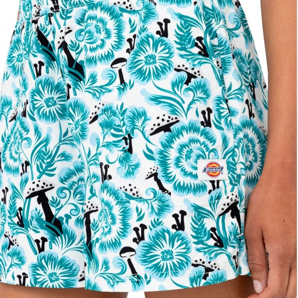 Dickies 100% Cotton Twill Roseburg Mushroom & Floral Shorts Cloud Flare Size XL - Picture 3 of 10
